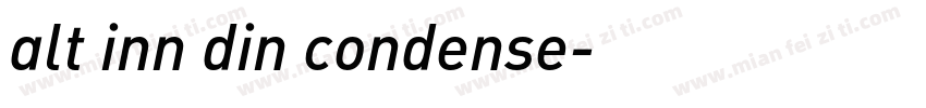 alt inn din condense字体转换